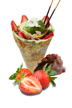 Azuki Berries crepe