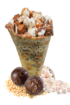 Chocolate S'mores Crepe