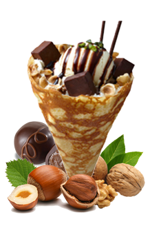 Chocolate Nut Party Crepe