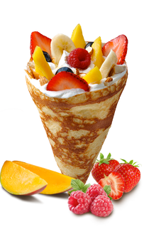 Harajuku Fruit Cocktail crepe