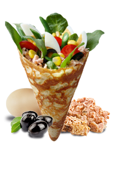 Tuna Nicoise Crepe