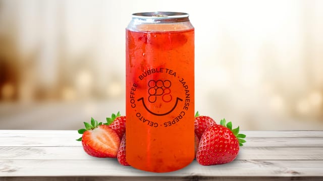 Strawberry Sparkling Juice.