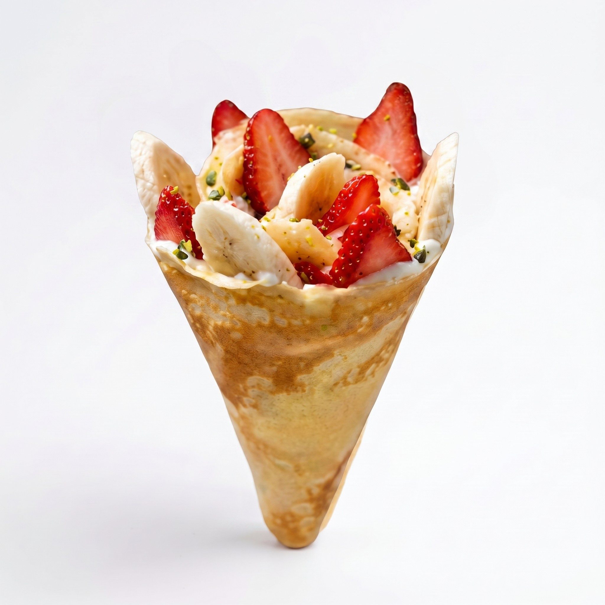 Strawberry Banana Crêpe.