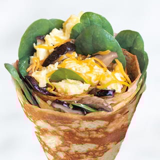 Truffled Royal Scrambled Eggs Crepe