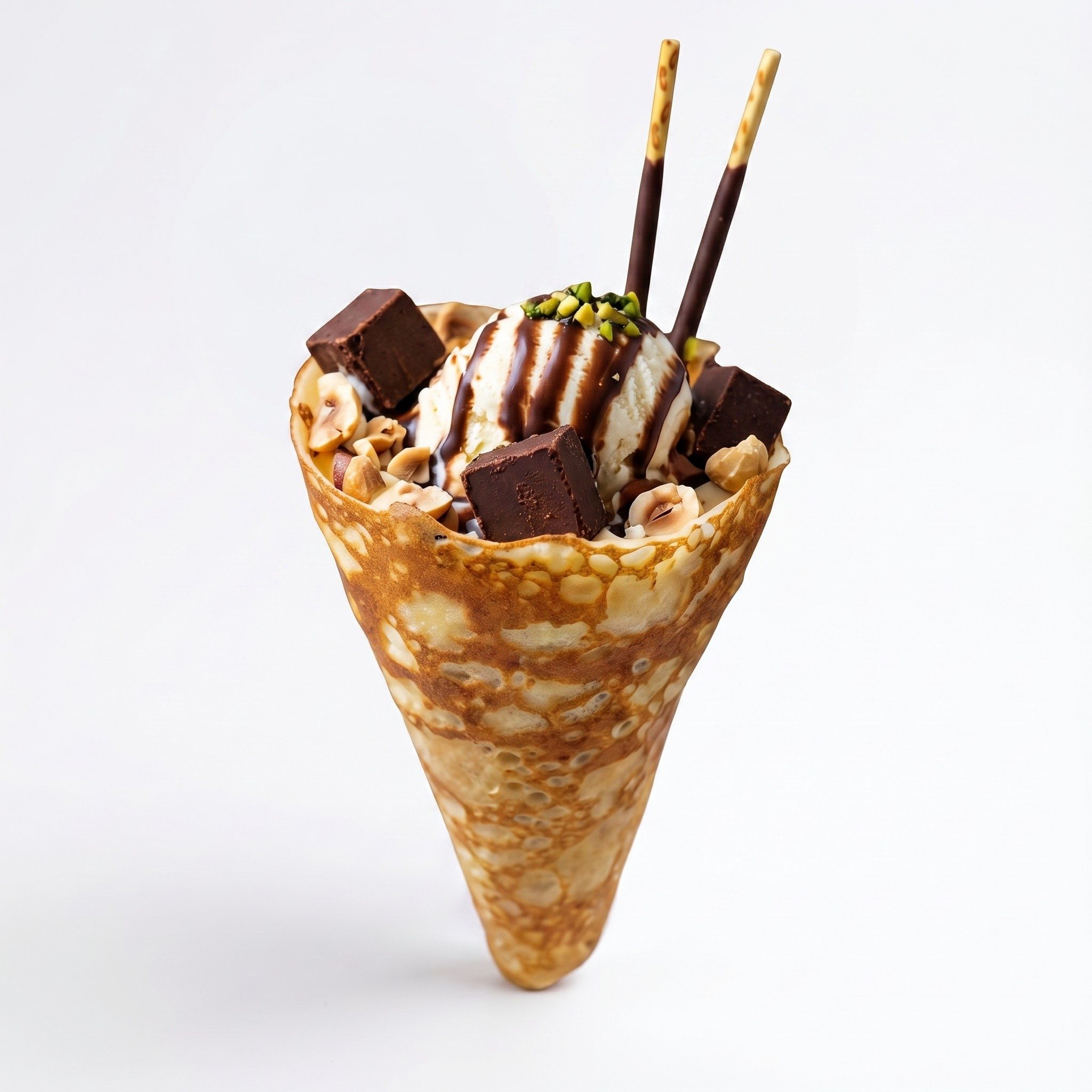 Chocolate Nut Party Crêpe.
