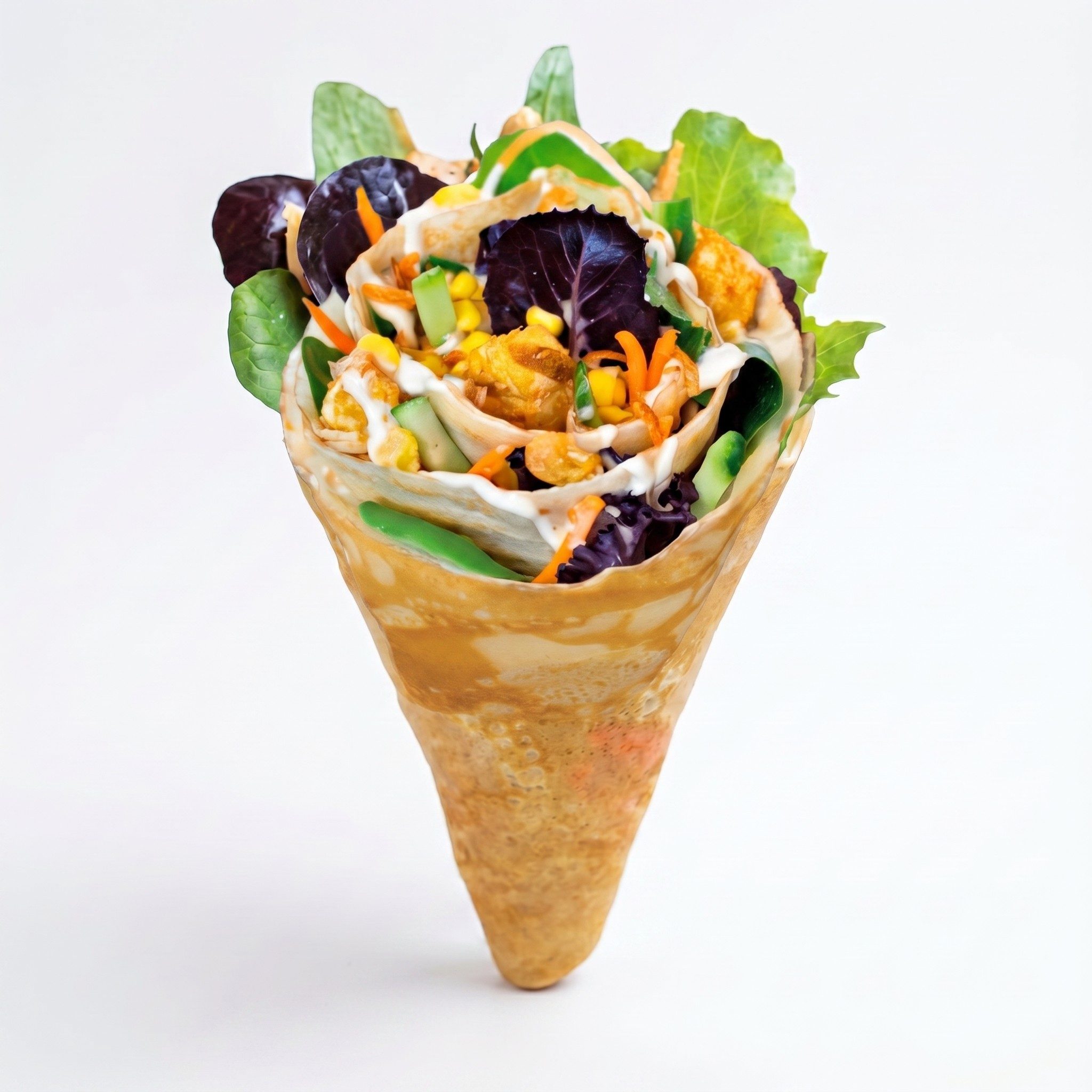 Chicken Thai Crêpe.