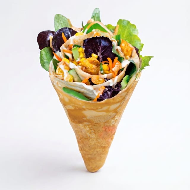 Chicken Thai Crêpe.