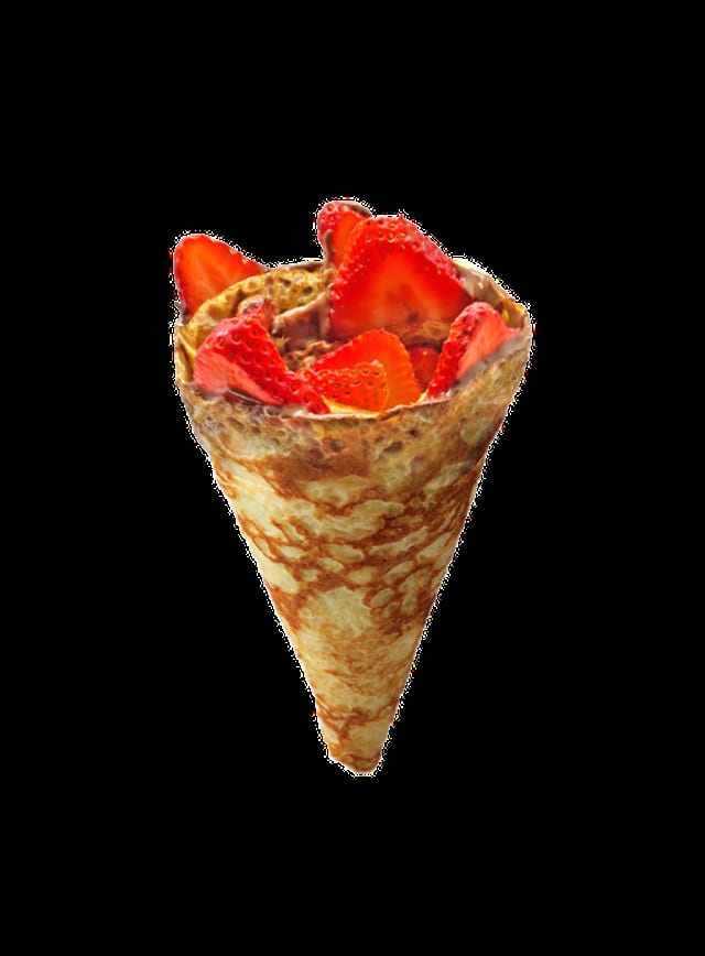 Simply Strawberry & Nutella Crêpe.