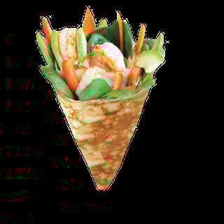 Shrimp Avocado Crepe