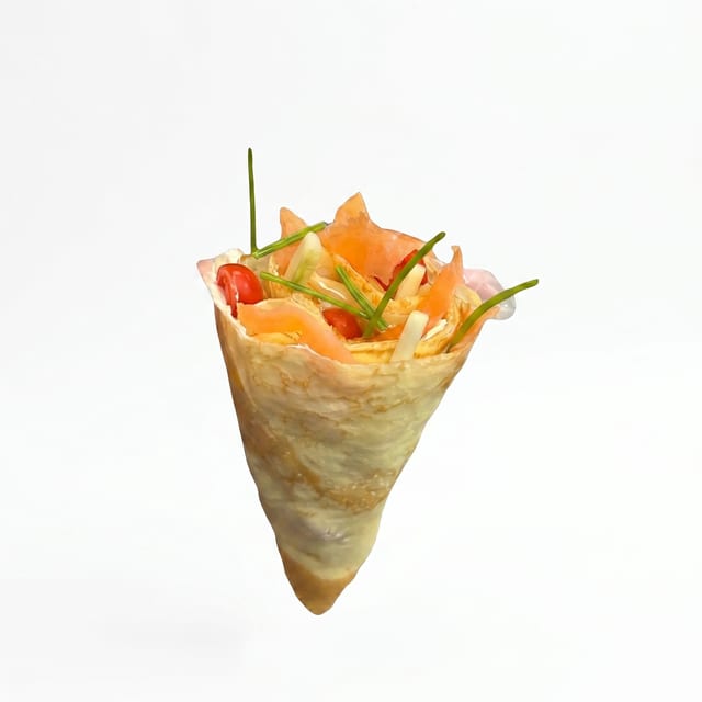 Eight Turn Lox Crêpe.