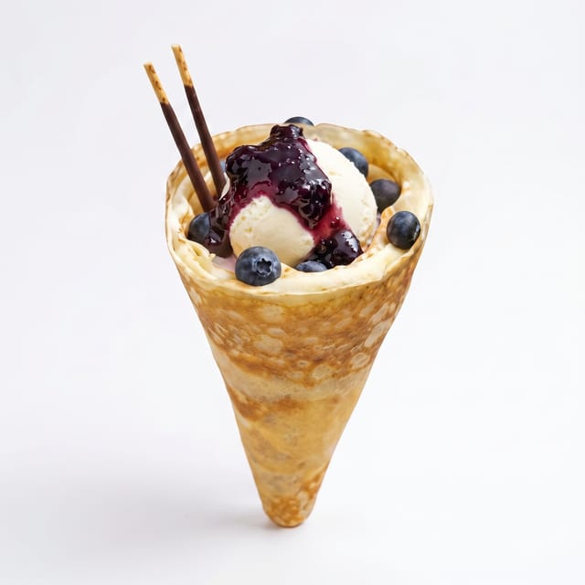 NY Blueberry Cheesecake Crêpe.