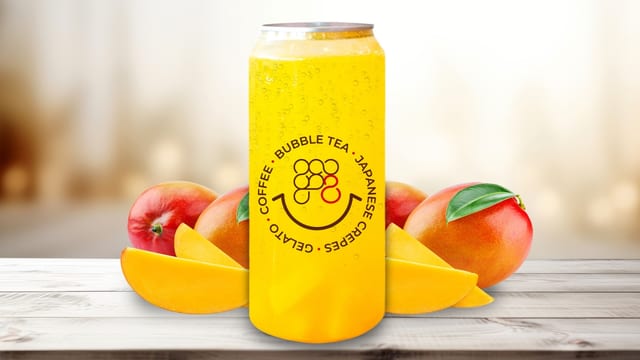 Mango Sparkling Fruit Juice.