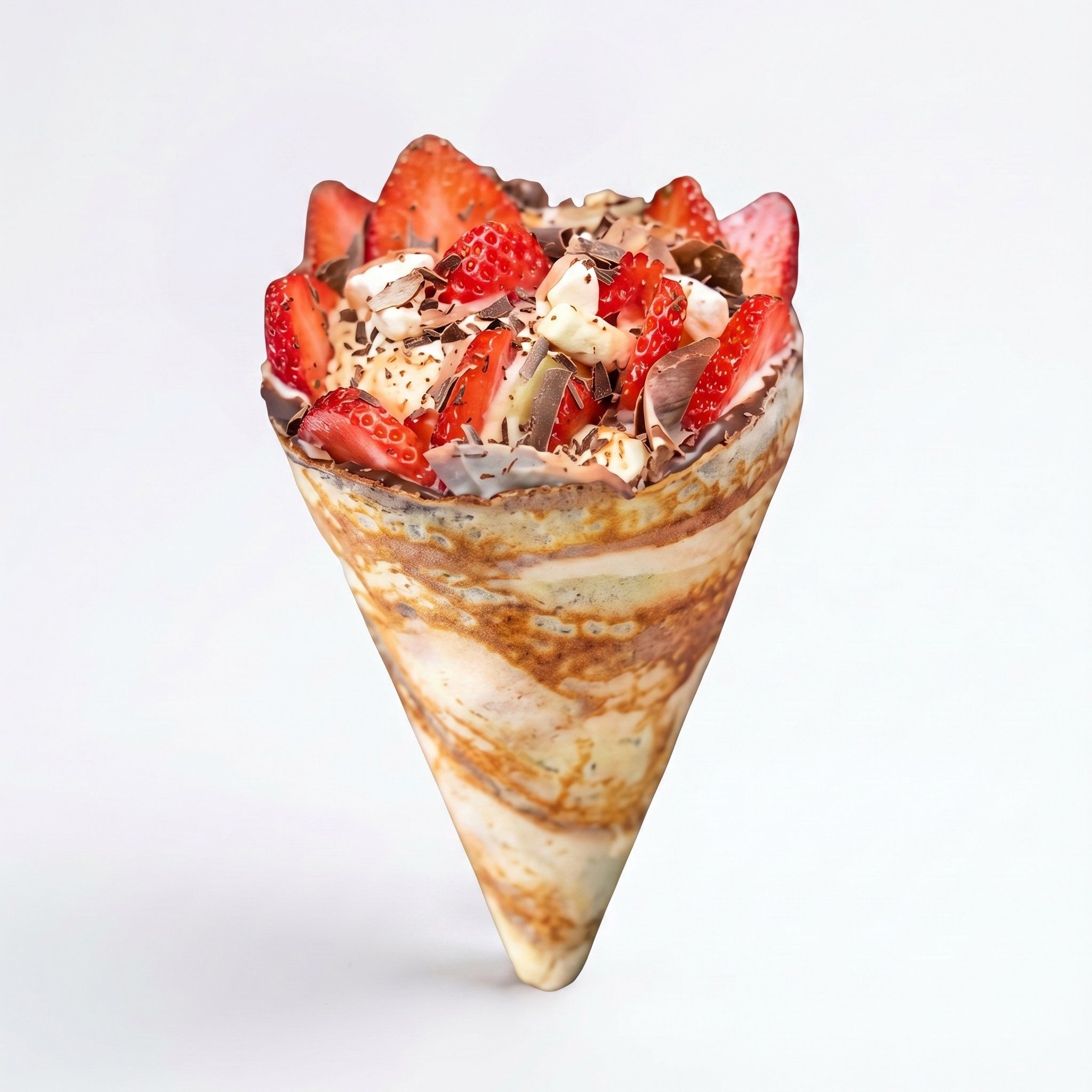Strawberry Chocolate Hazelnut Crêpe.