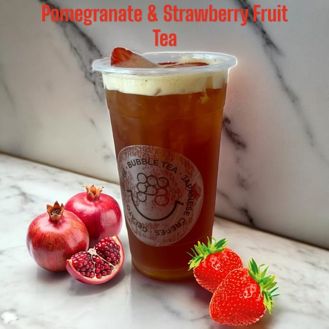 Pomegranate & Strawberry.