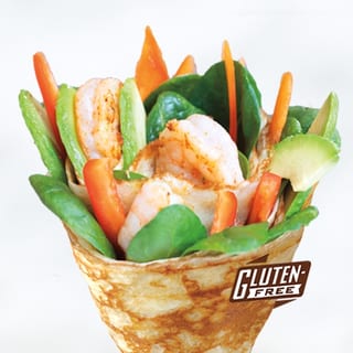 6. Shrimp Avocado Crepe (GF)