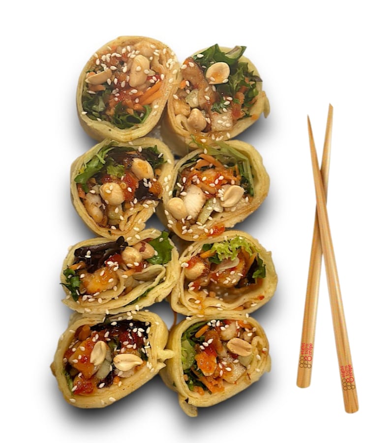 Savory Sushi Crepes.