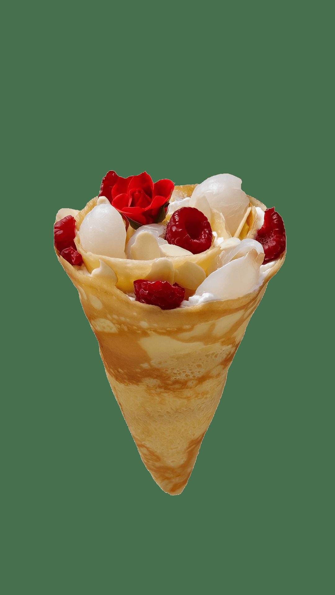 Lychee Valentine Crêpe.