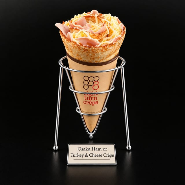 Osaka Ham or Turkey & Cheese.