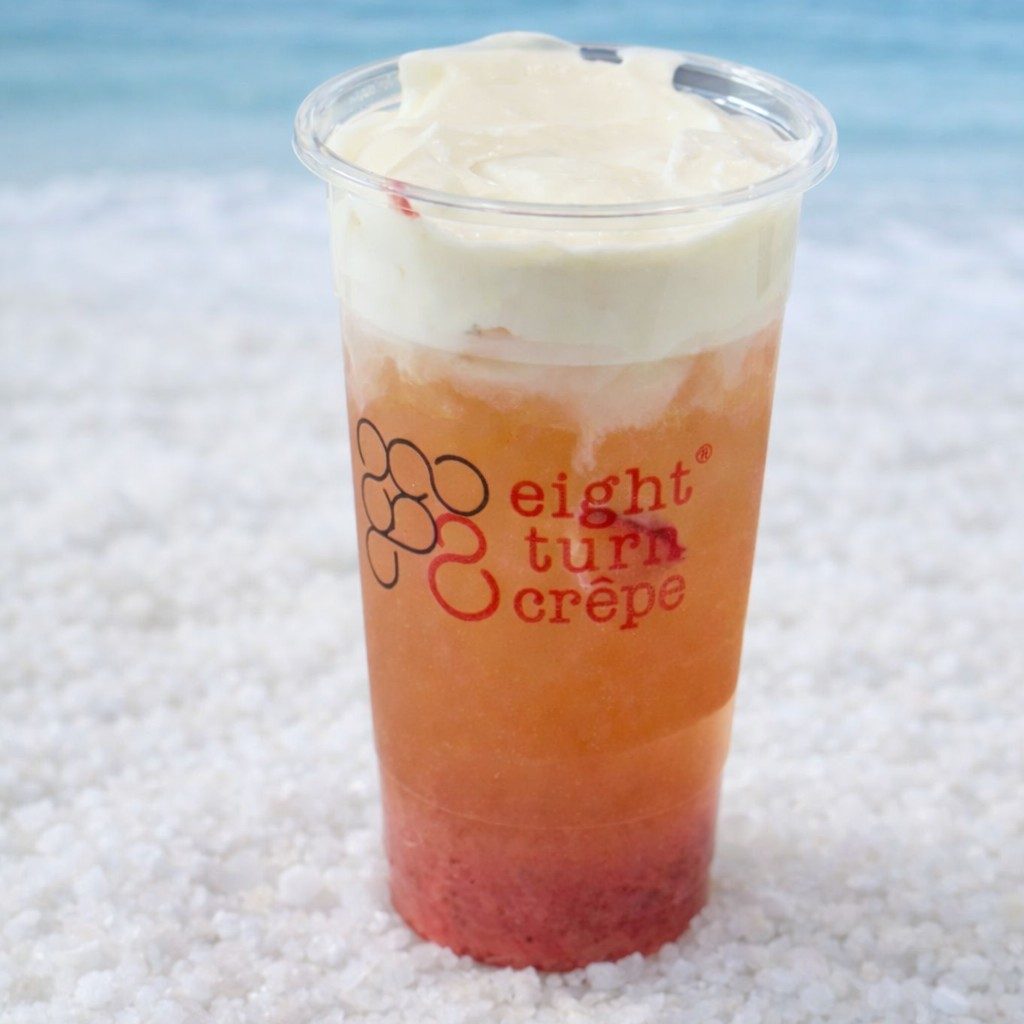 Sea Salt Foam Fresh Fruit Teas.