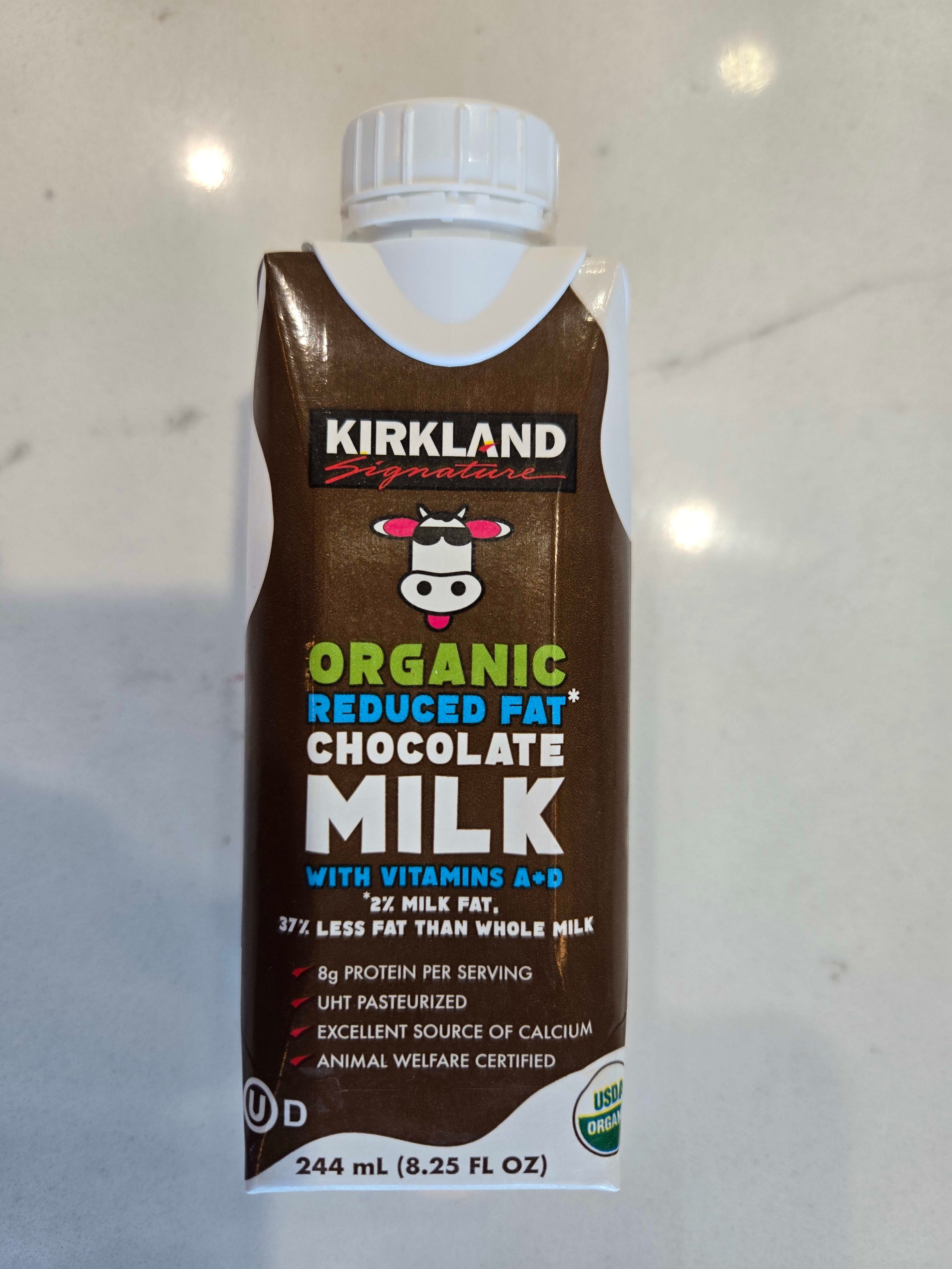 Organic Chocolate Milk.