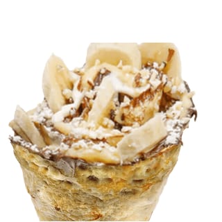 Almond Banana Nutella Crêpe