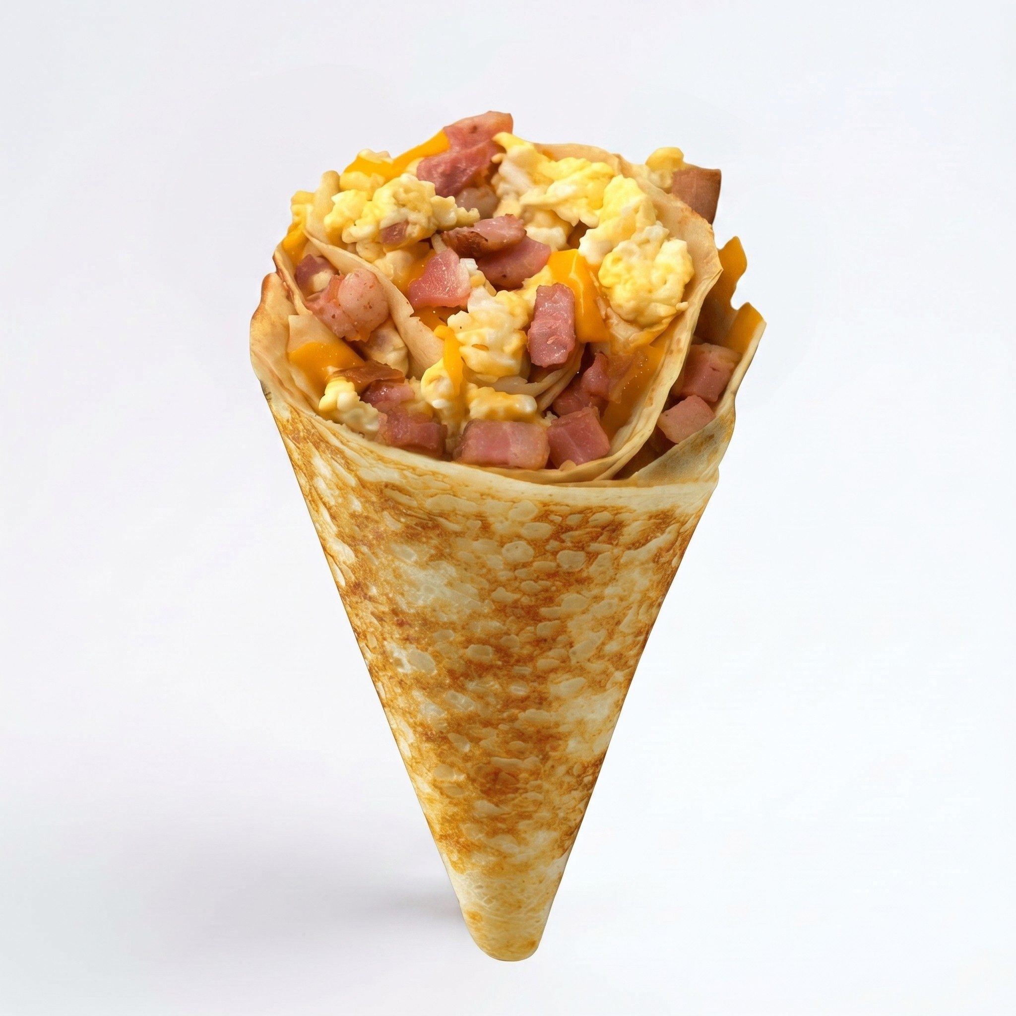 Bacon, Egg & Cheese Crêpe.