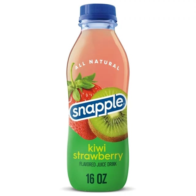 Snapple Kiwi Strawberry Juice Drink.