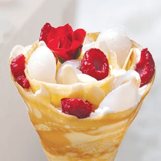 Lychee Valentine Crêpe