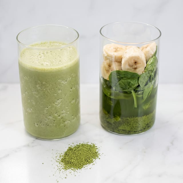 Green Matcha Smoothie.
