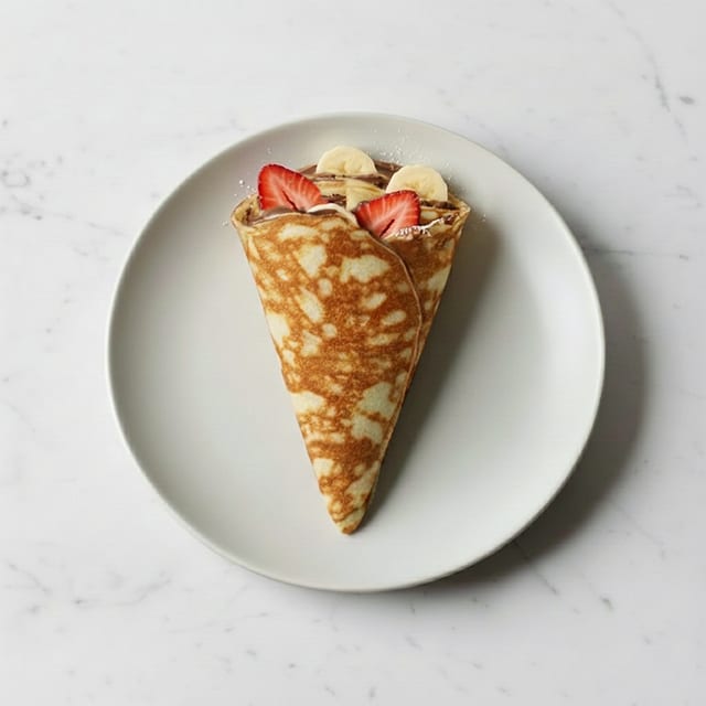 Create your own Sweet Crepe.